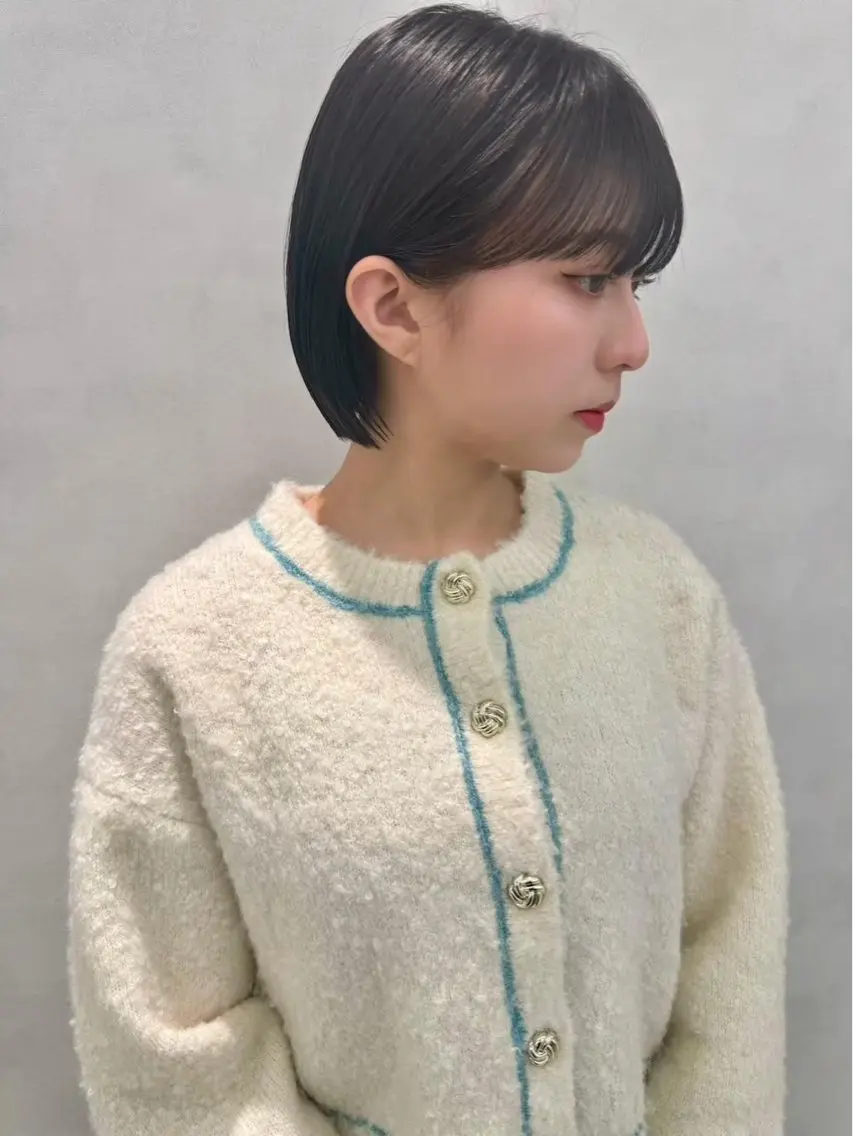 ショート カラー パーマ ヘアアレンジ カット 縮毛矯正 トリートメント ✨レイヤー/ 透明感カラー✨冨永剛のヘアスタイル