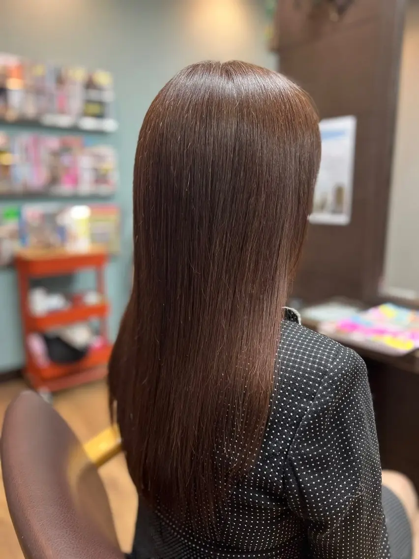 ロング パーマ 髪質改善 縮毛矯正 縮毛矯正/髪質改善 特化》YUMEKIのヘアスタイル
