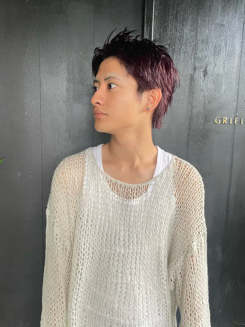 ショート カラー 太田 妃香/岡崎美容室のヘアスタイル