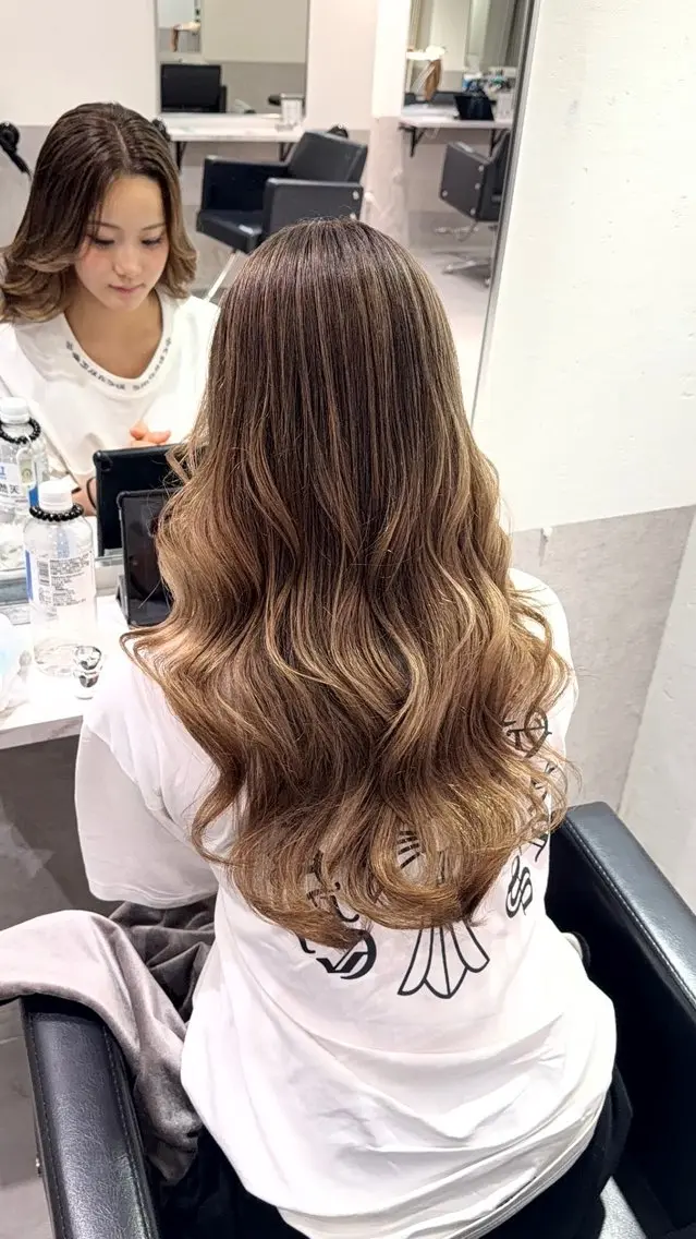 カラー ヘアカラー ciera. アオイ 🦢✯のヘアスタイル