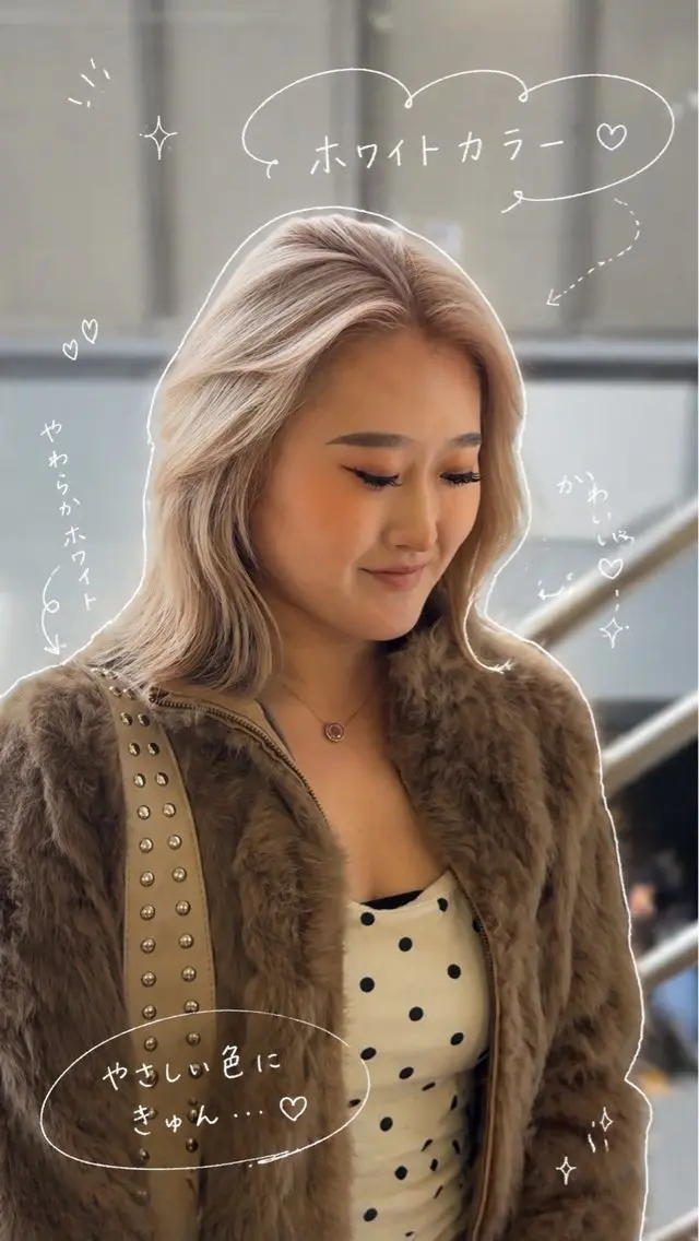 ミディアム カラー ヘアカラー 鳥ちゃん🐥/中性系 /西中島/新大阪のヘアスタイル