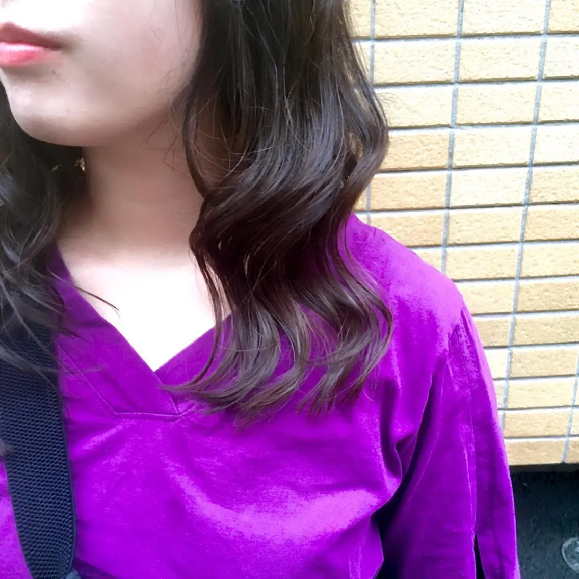 セミロング カラー カット ヘアカラー トリートメント しのはら まどかのヘアスタイル
