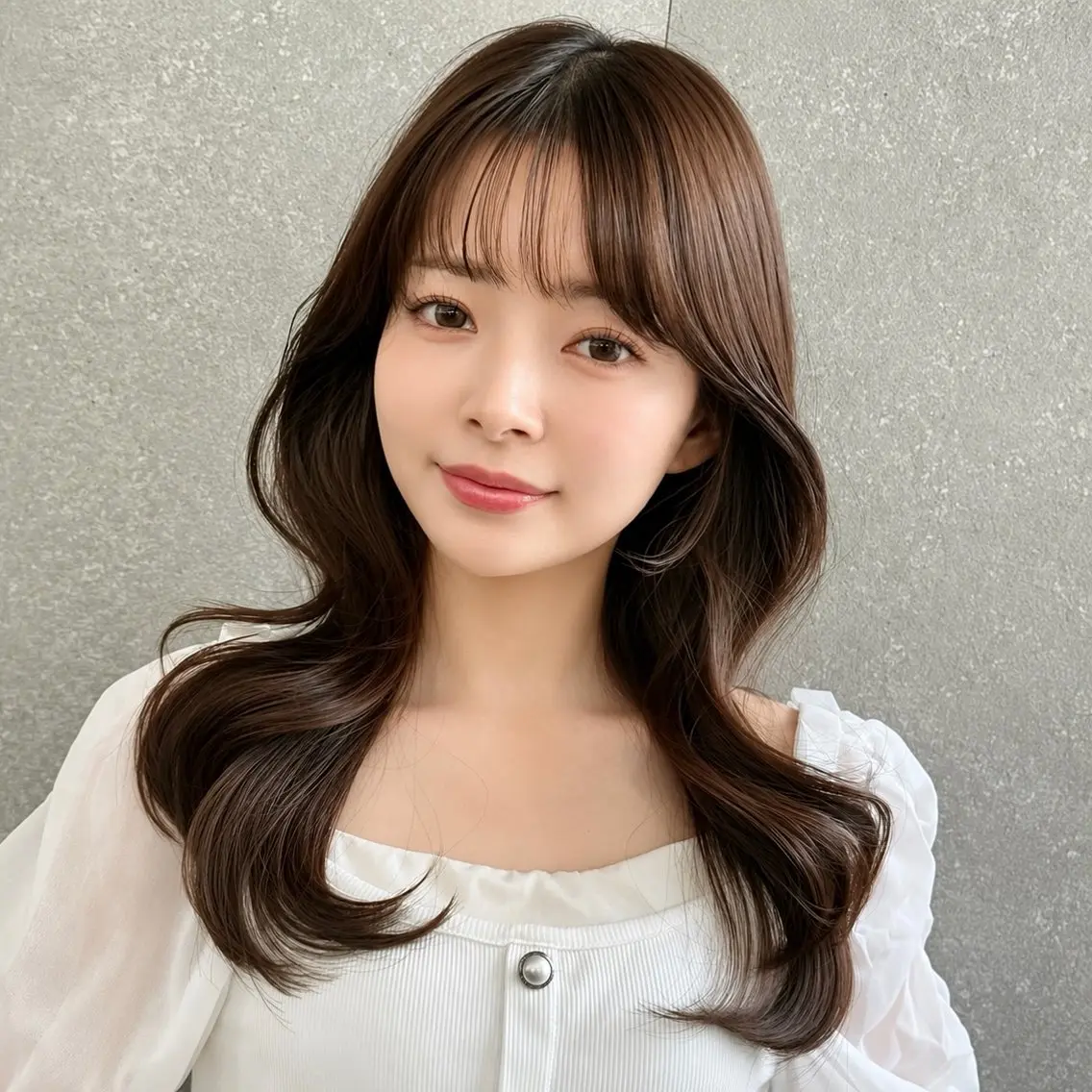 ロング カラー カット ヘアカラー トリートメント レイヤー特化✂︎透明 感カラー💫チャンのヘアスタイル
