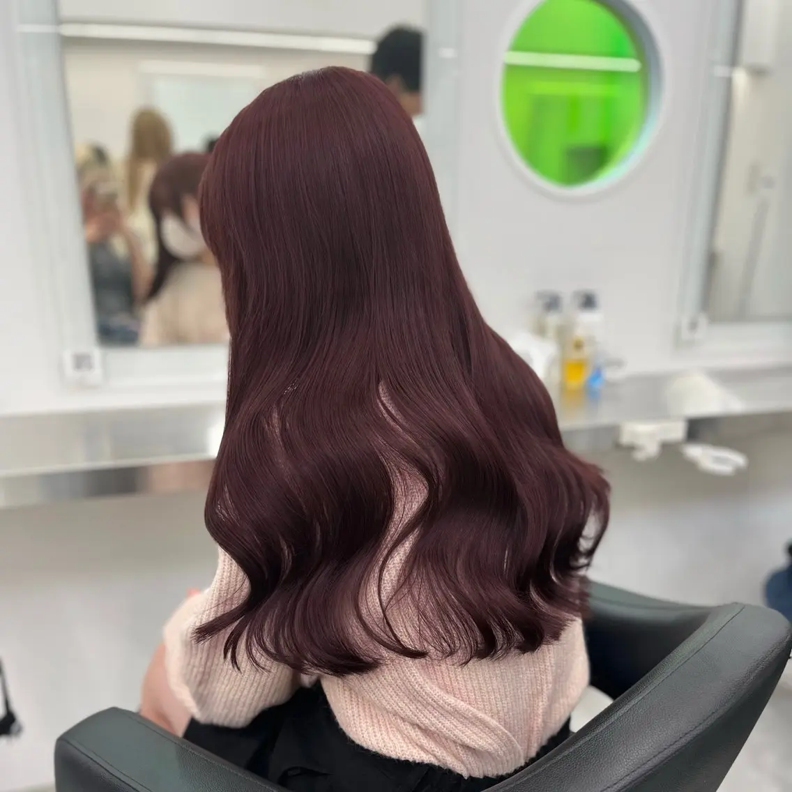 ロング カラー ヘアアレンジ ヘアカラー ヘッドスパ ヘアセット 🫧‪🎀うる艶暖色 🏹Nanako🎀のヘアスタイル