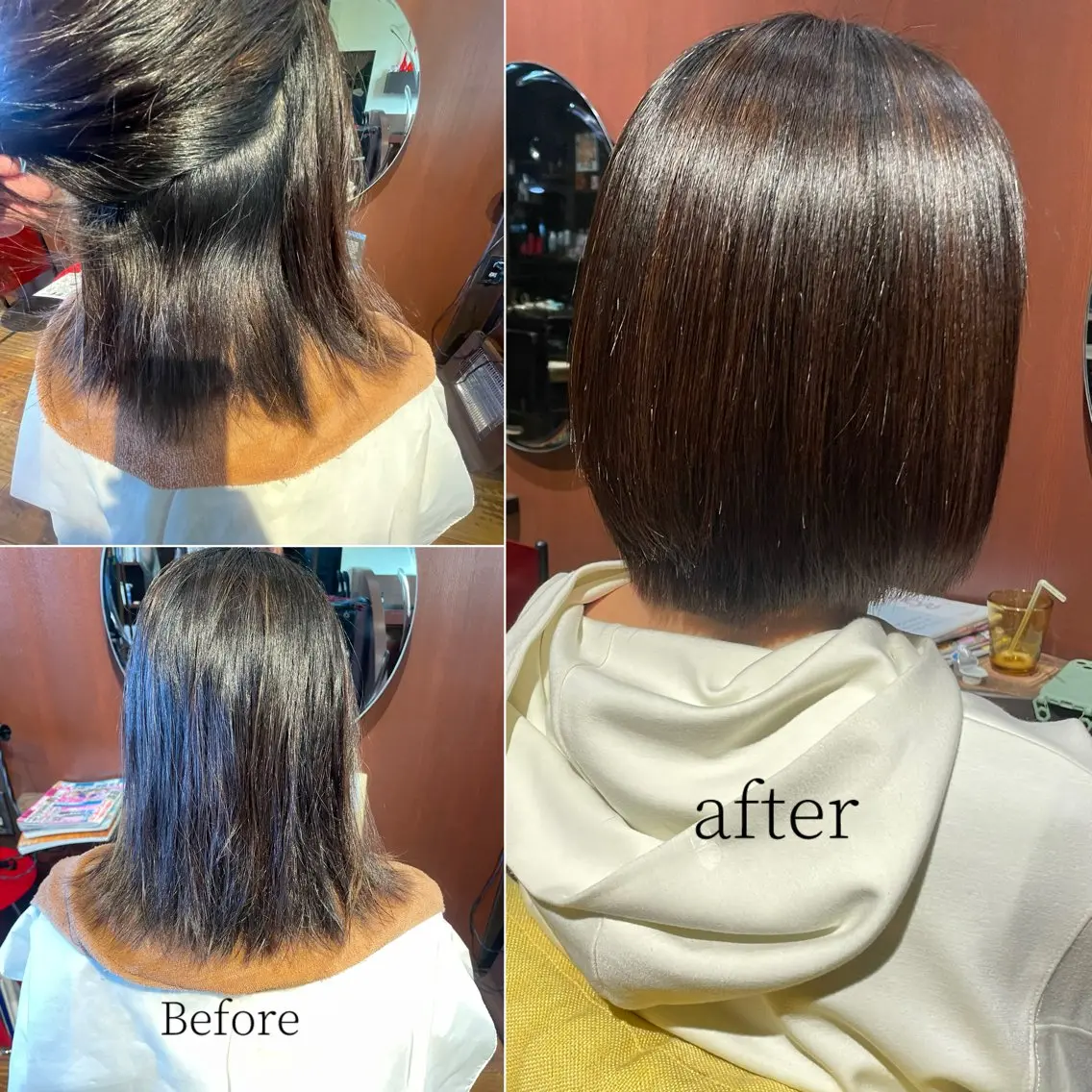 ミディアム パーマ 日高 香織のヘアスタイル