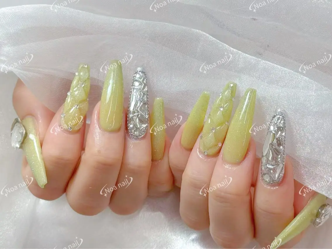ロング ハンドネイル Noa Nail みつきのネイルデザイン