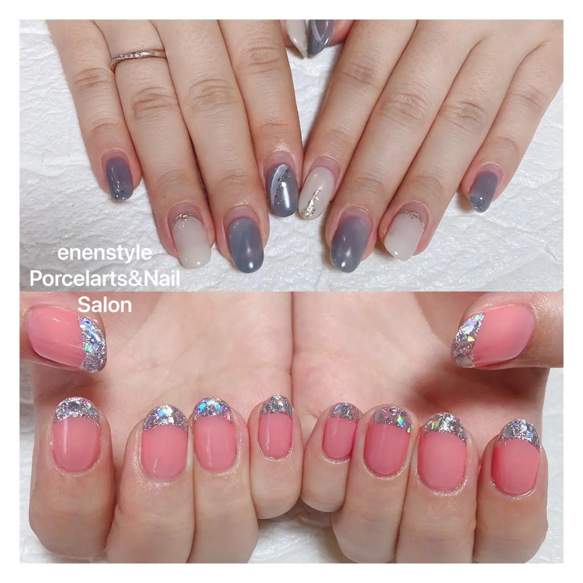 ミディアム ネイル 🐾enen style 🐾のネイルデザイン