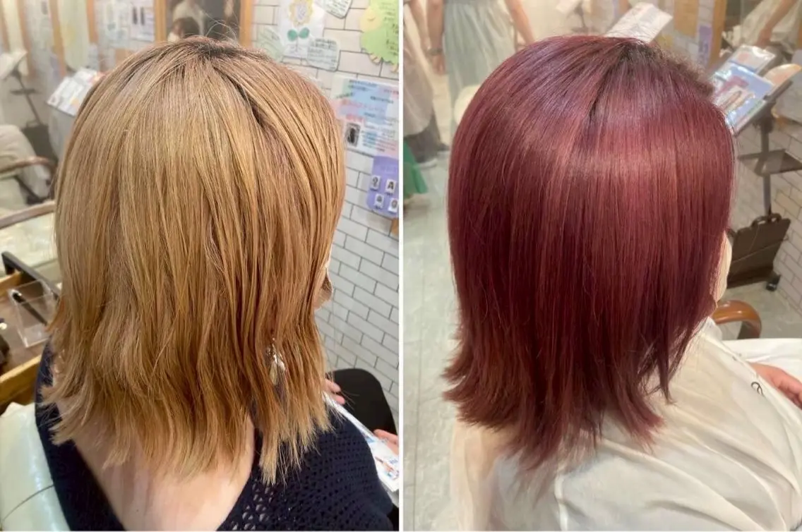 ミディアム カット ヘアカラー 竹田 有沙のヘアスタイル
