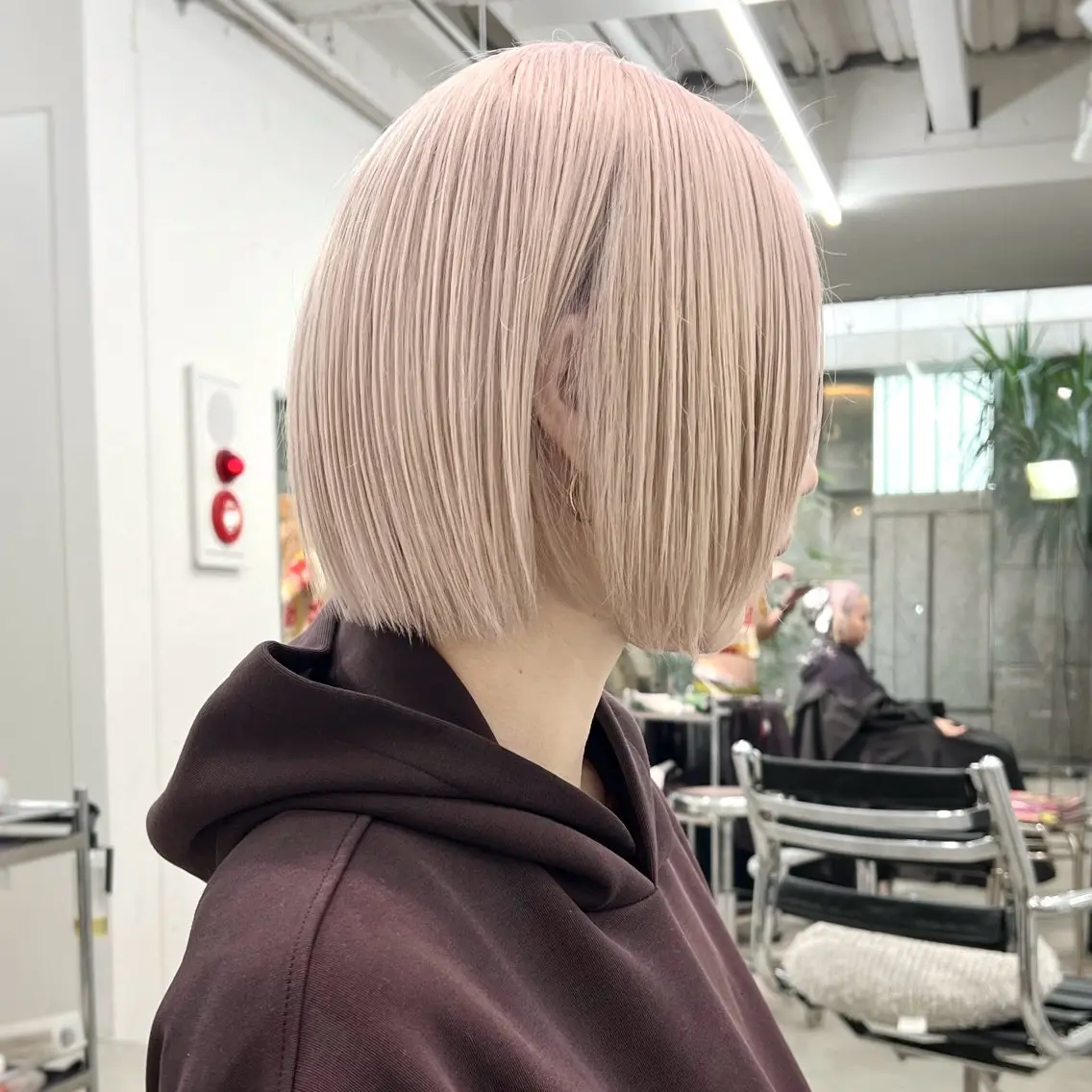 🩷2ブリーチ（ケアブリーチ）+カラー+トリートメント🩷の写真