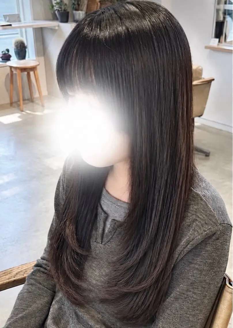 セミロング カット ひいな /艶カラー🌿のヘアスタイル