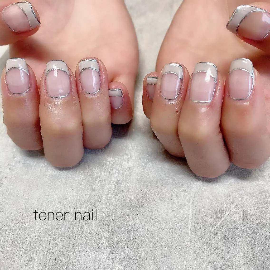 ネイル フレンチネイル テネルネイル tener nailのネイルデザイン
