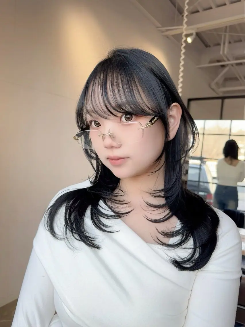 セミロング レイヤーカット カット 永田竜一/ 浜松のレイヤーマンのヘアスタイル