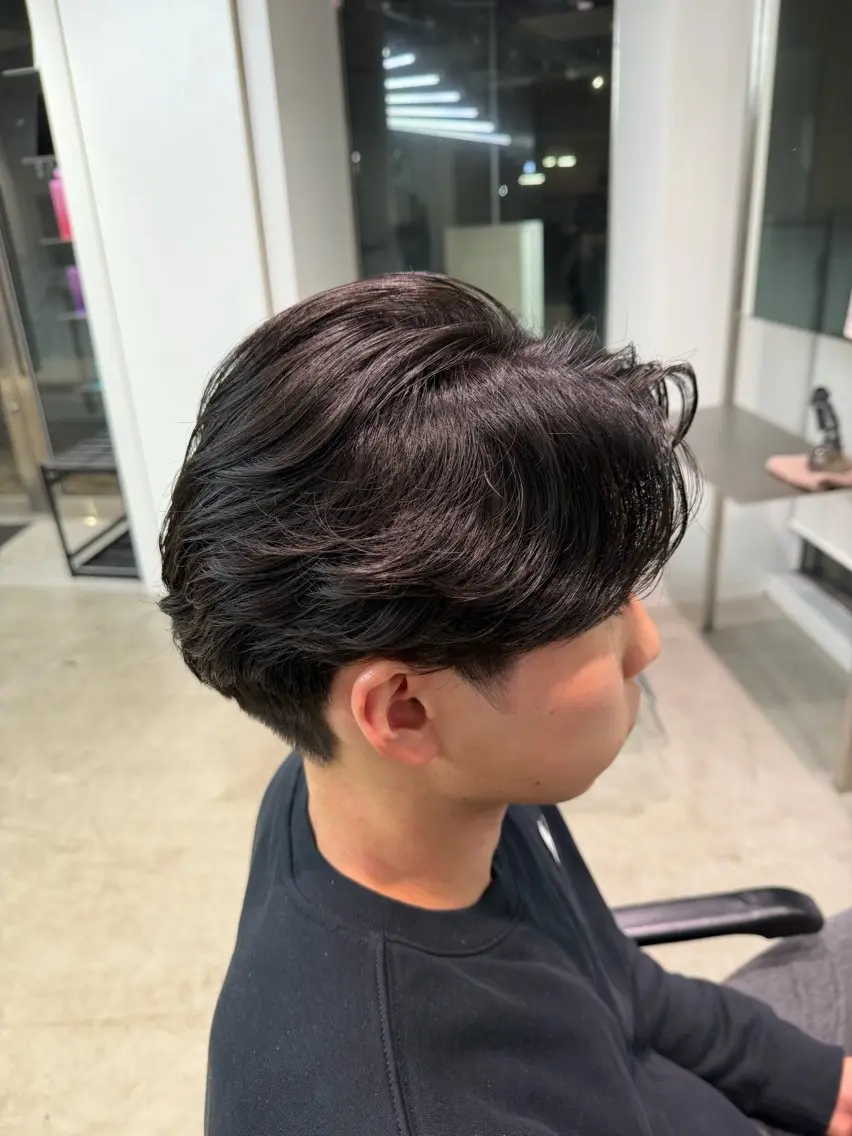 パーマ メンズ カット パーマ fifth天神 パーマ特化/石橋航海のヘアスタイル