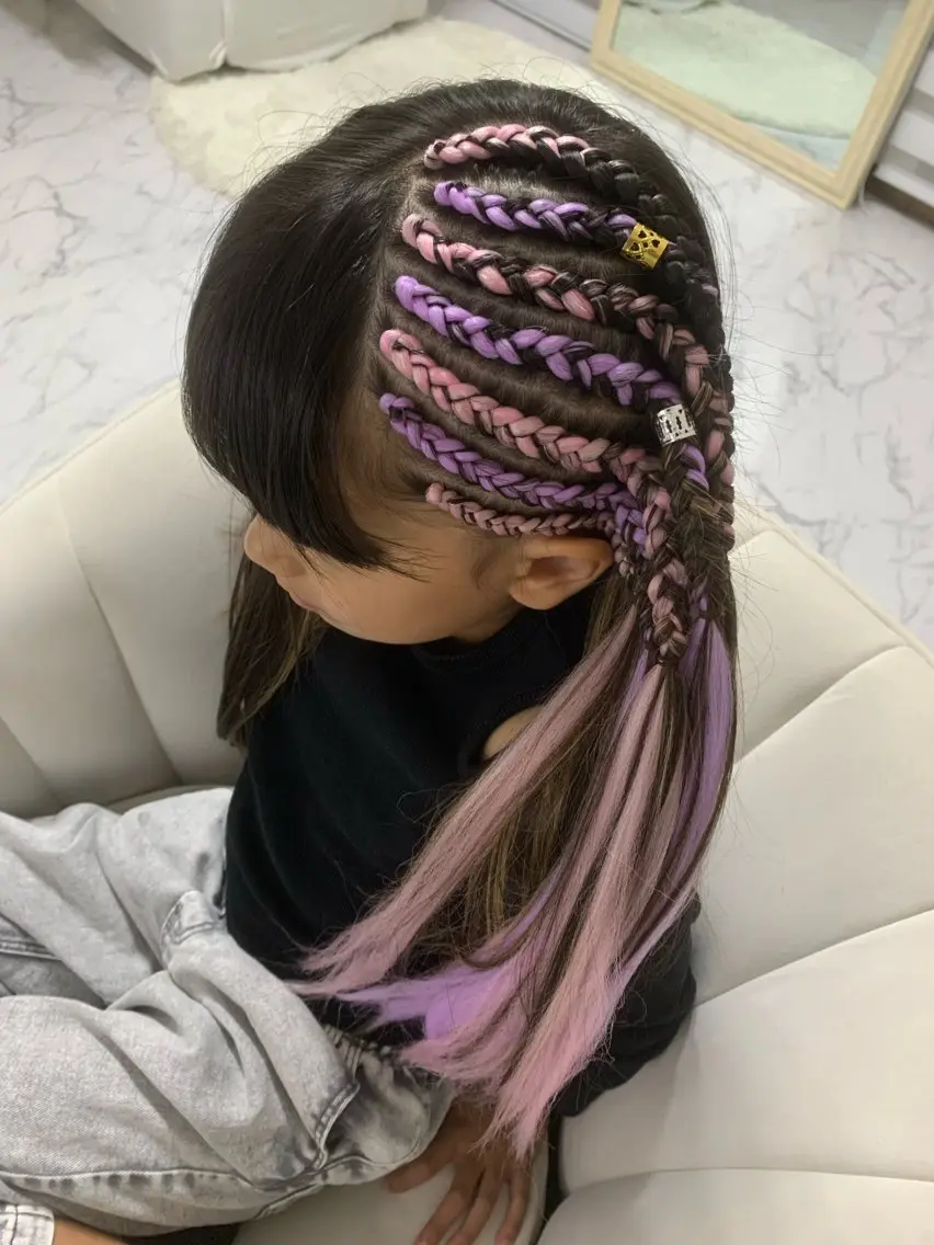 キッズ ヘアセット SPINEL Sawaのヘアスタイル