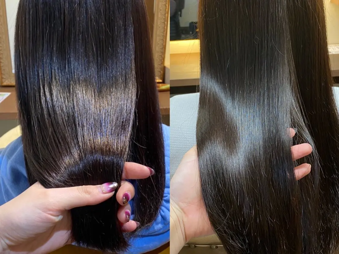 【ミニモ限定】カット＋透明感カラー(白髪染めOK)＋水素髪質改善トリートメントの写真