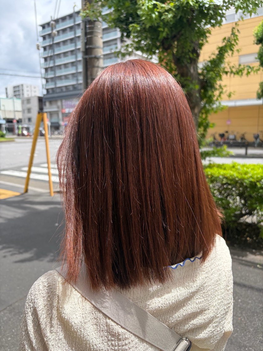 ミディアム カラー ヘアカラー Lukia みなみのヘアスタイル