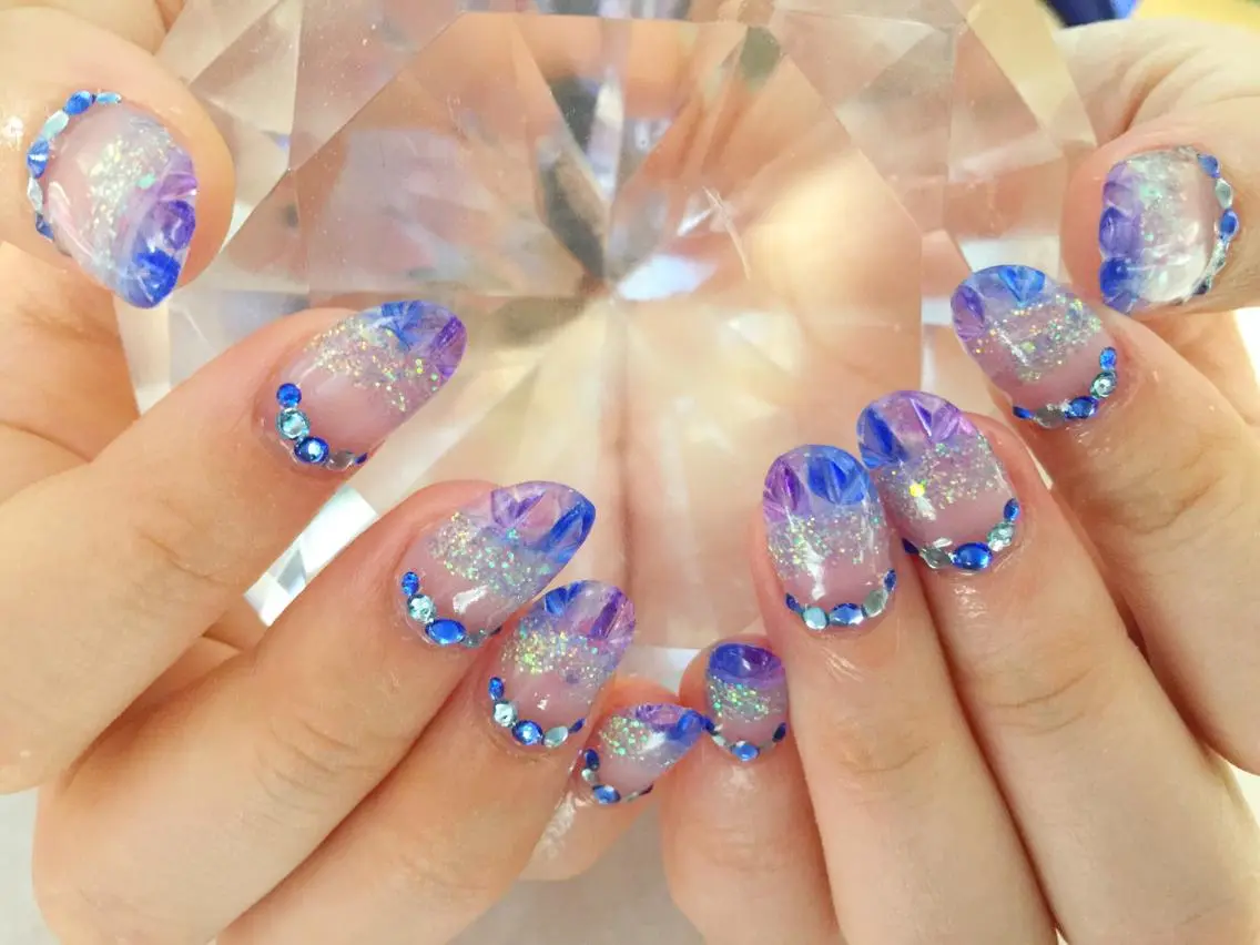 ネイル スカルプネイル ネイルチップ YUN 💅のネイルデザイン