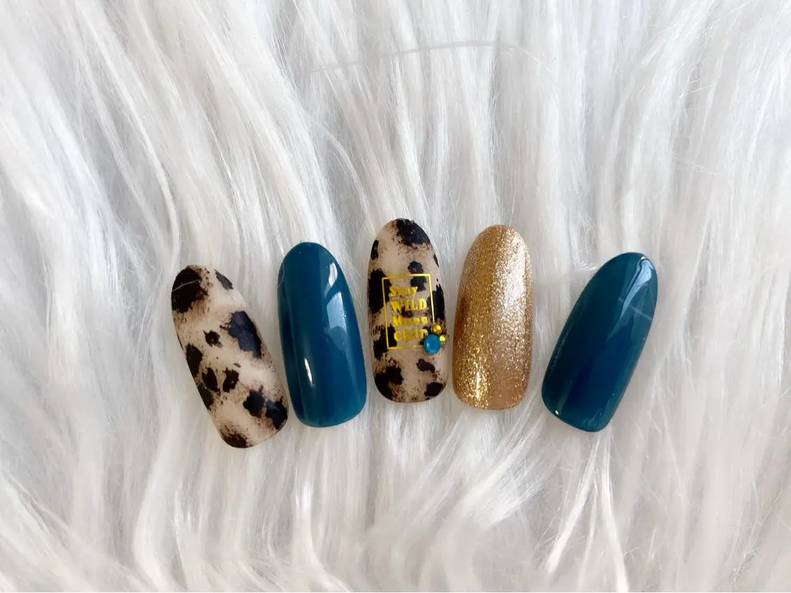 ネイル アニマル柄 Era nailのネイルデザイン