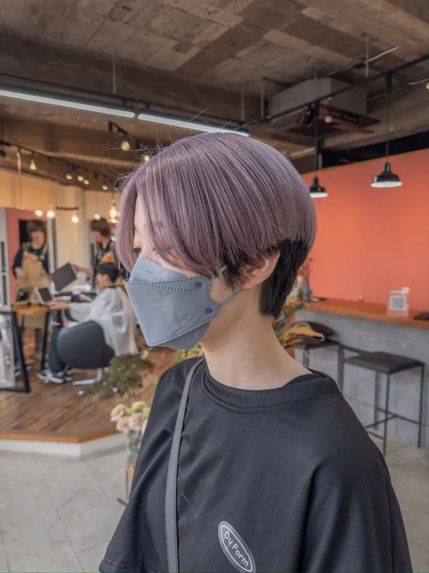 ショート カラー ヘアカラー 🎨カラー専門家🎨 チャーリーのヘアスタイル
