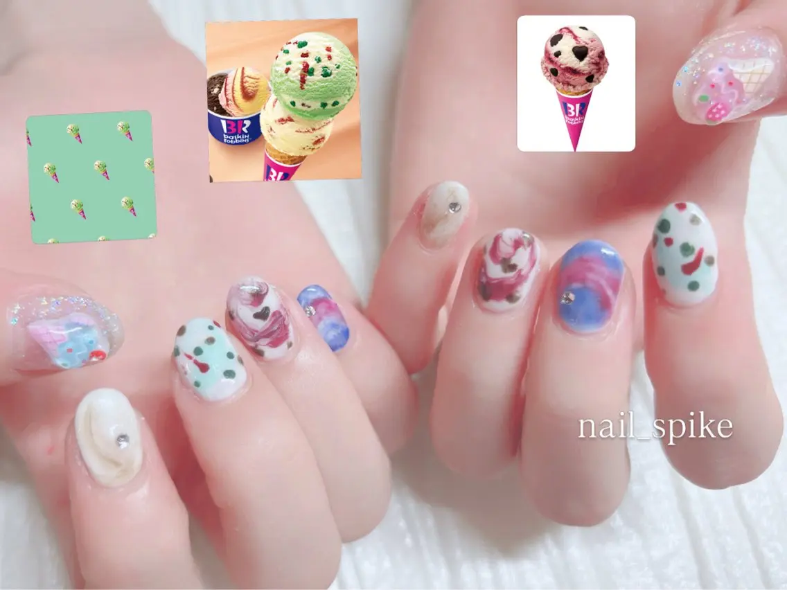 ネイル ハンドネイル nail spikeのネイルデザイン