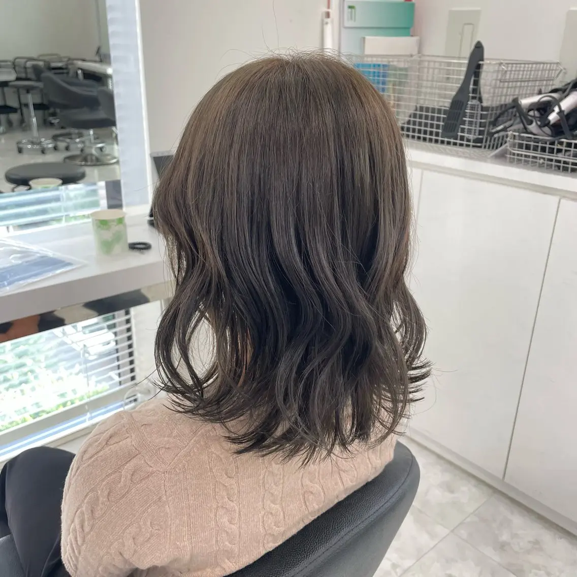 ミディアム ヘアカラー トリートメント ヘッドスパ ヘアセット 上品🤍韓国レイヤー /透明感🤍FUGAのヘアスタイル