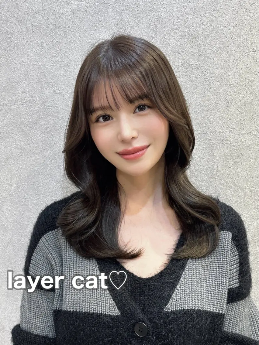 ミディアム カット トリートメント 🩷韓国ヘア/ヨシン モリ🩷Maikaのヘアスタイル