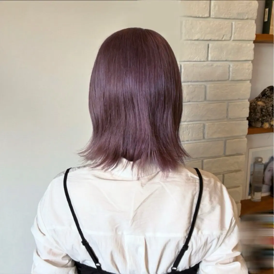 ミディアム カラー 森本 ゆらのヘアスタイル