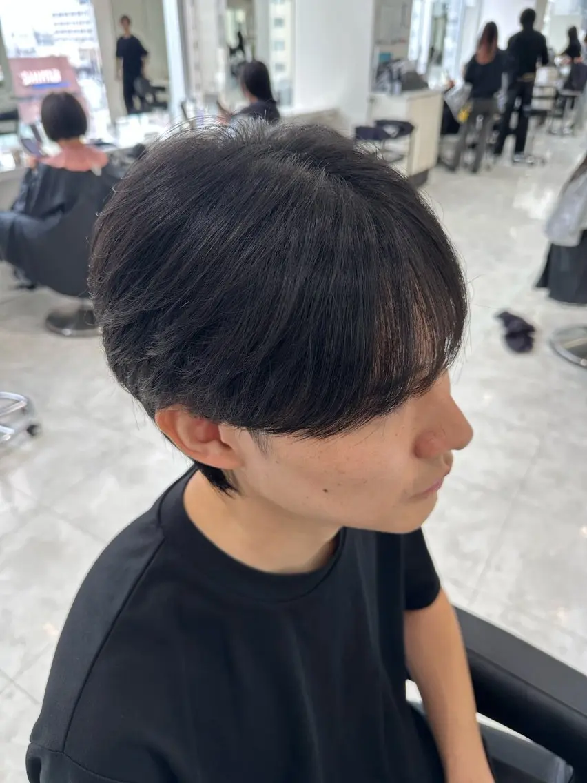 ショート パーマ メンズ カット 縮毛矯正 🐺韓国風メンズ特化 あさひ🐺のヘアスタイル