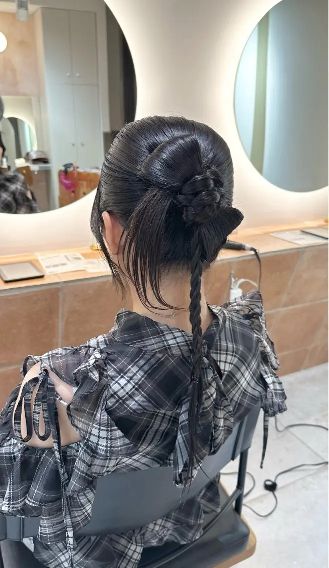 ロング ヘアアレンジ 横浜⭐️カラー モデル🌻あみ🌻のヘアスタイル