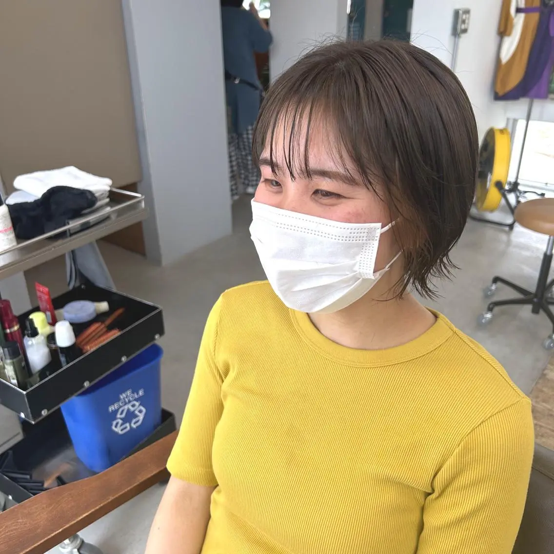 ショート カット 綿貫 美雪のヘアスタイル