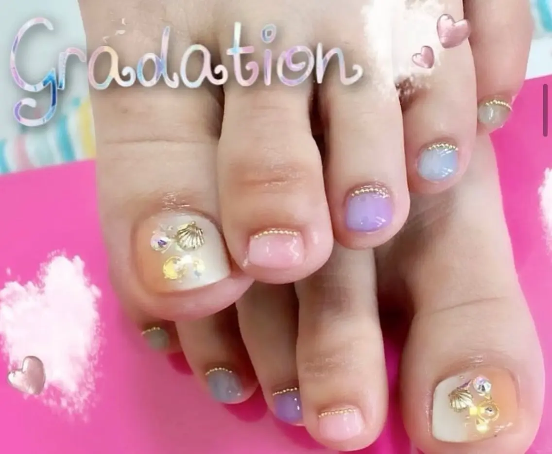ネイル グラデーション MHR nailのネイルデザイン