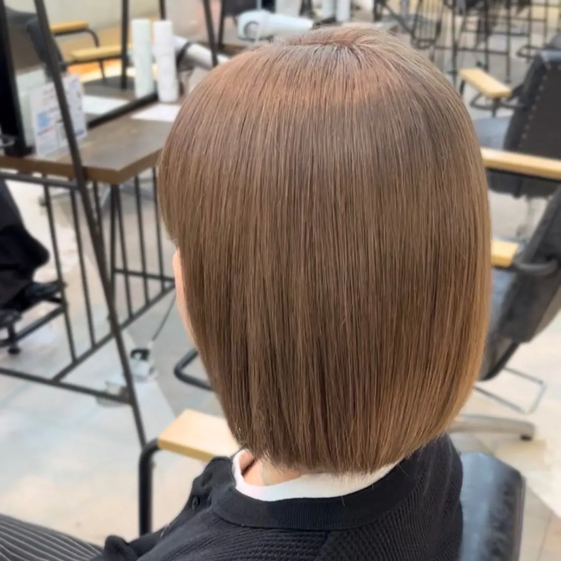 カラー センターパート/カラ ーメッシュ📍ユリのヘアスタイル