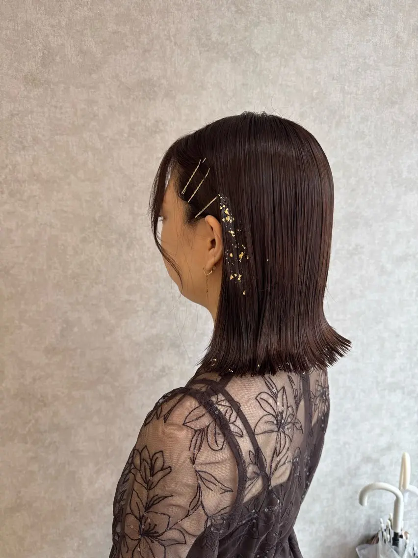 ヘアアレンジ ヘアセット Rio/ヘアセット/ ハイトーンカラーのヘアスタイル