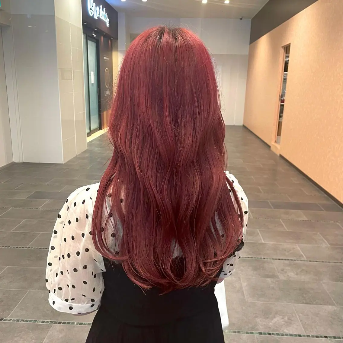 ミディアム カラー 梅田美容室/ ウルフカットのヘアスタイル