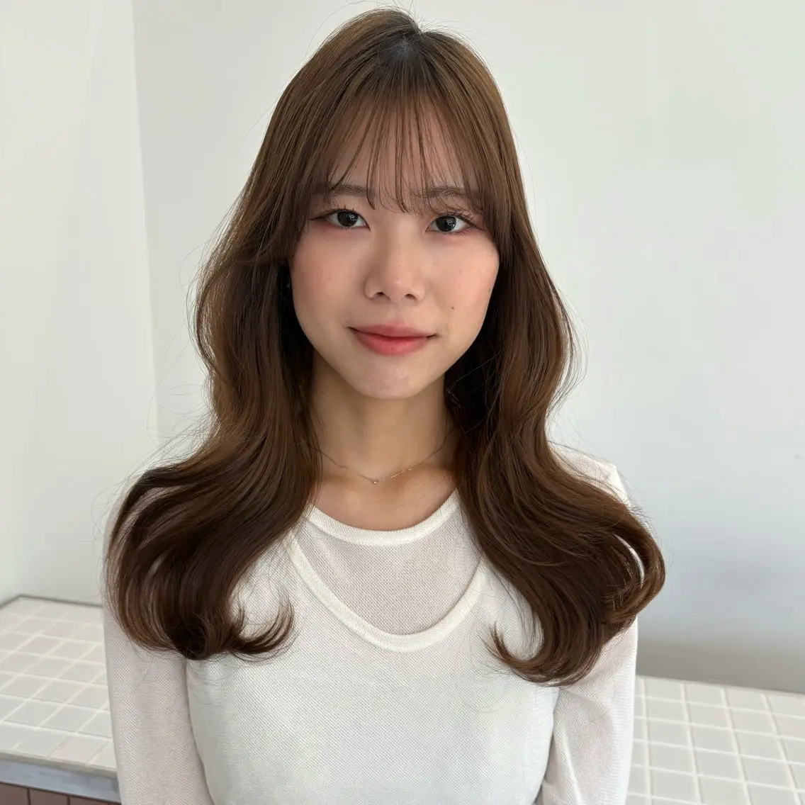 ロング カラー ブリーチ 透明感カラー ブリーチなしカラー SHICUNE /ミホのヘアスタイル