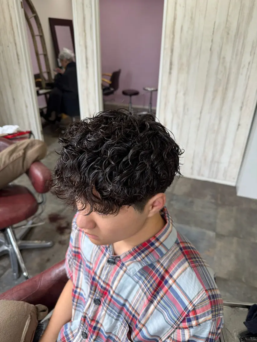 ショート パーマ カット パーマ カットパーマ✂️ 小坂田玲亜のヘアスタイル