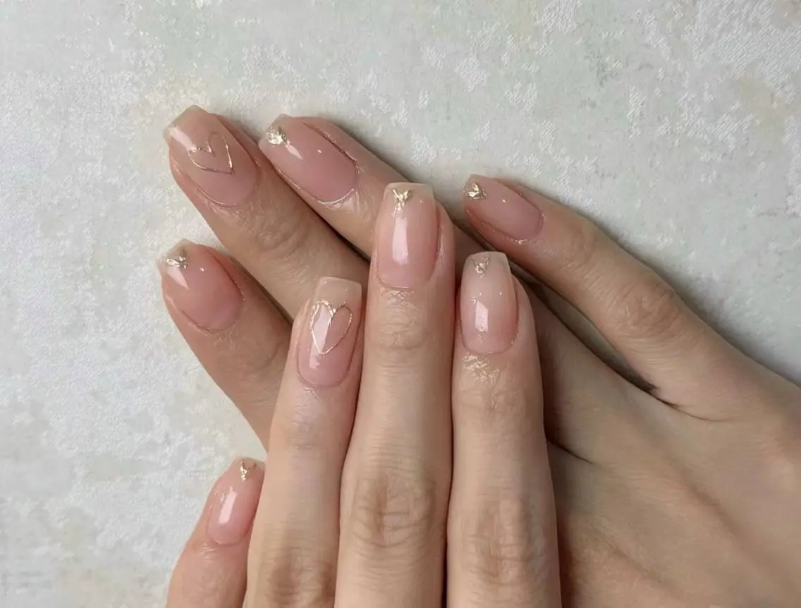 ネイル アートネイル フラワーネイル フットネイル ジェルネイル ハート Babarla nailのネイルデザイン