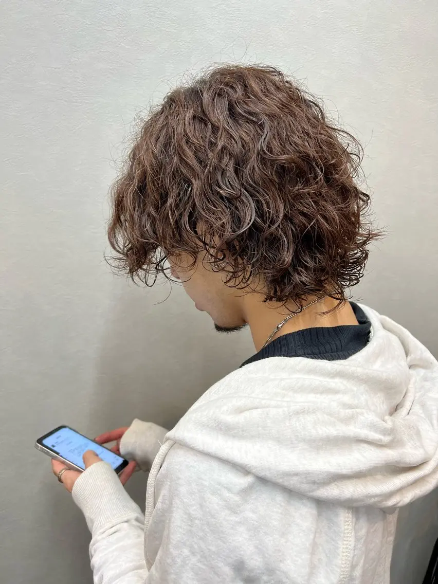 メンズカット➕パーマ🫧🖤の写真
