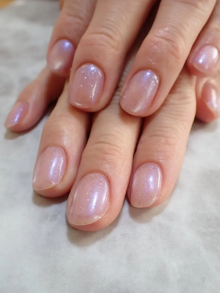 ネイル マグネットネイル マグネットワンカラー ワンカラーネイル ハンドネイル Nailsalon C.U.Eのネイルデザイン