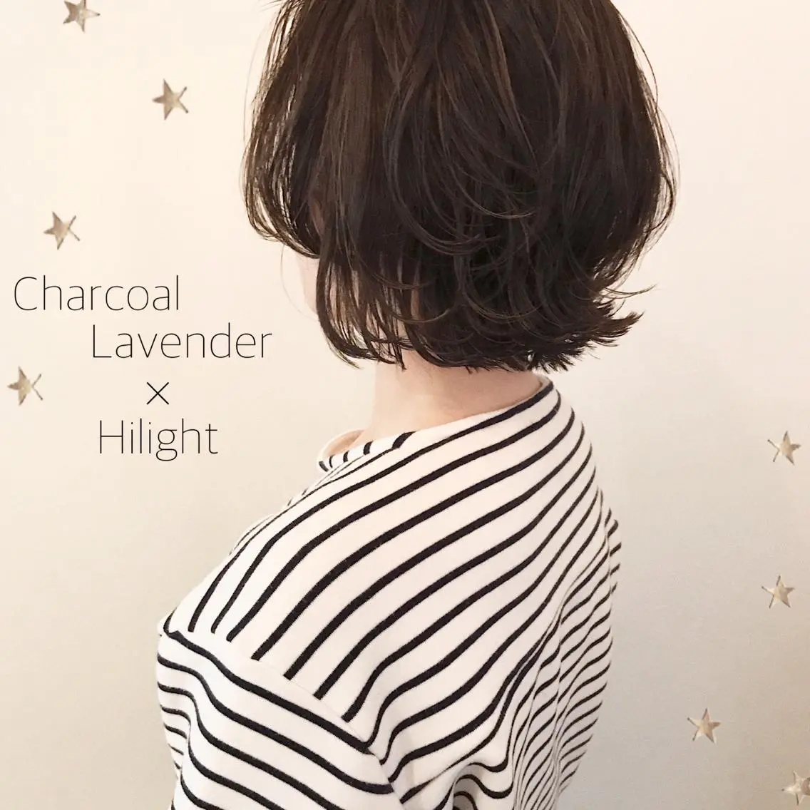 ミディアム カラー 市川 千夏のヘアスタイル