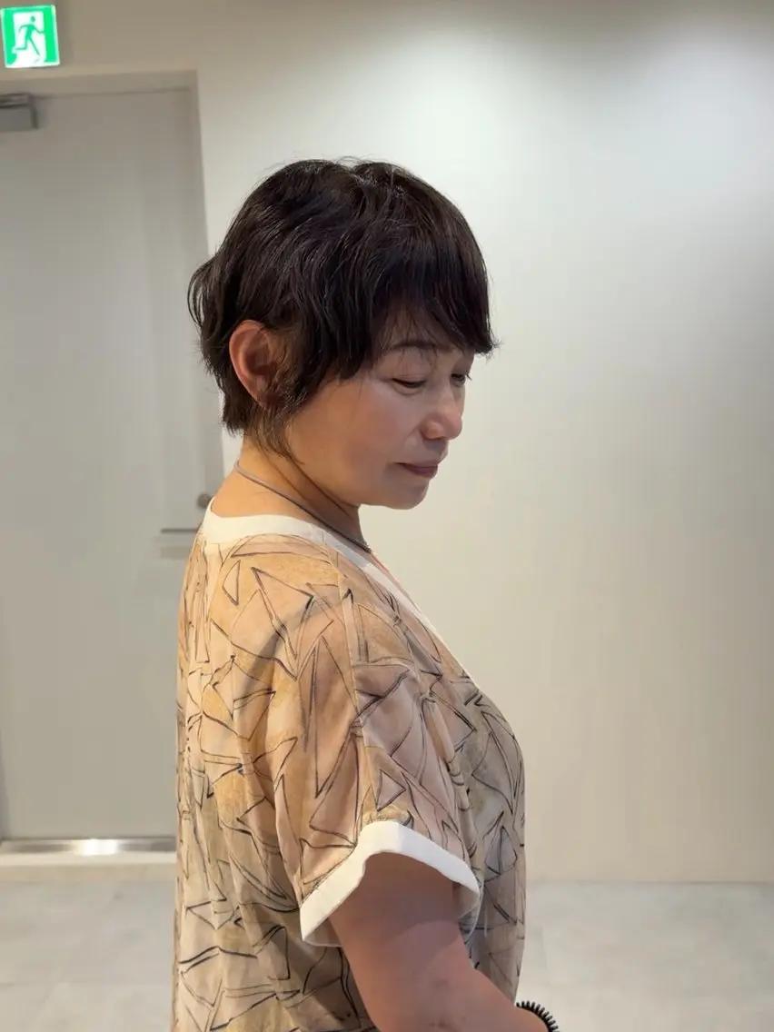 ショート くせ毛 縮毛矯正 SNSモニター募集！ くせ毛特化/大村のヘアスタイル