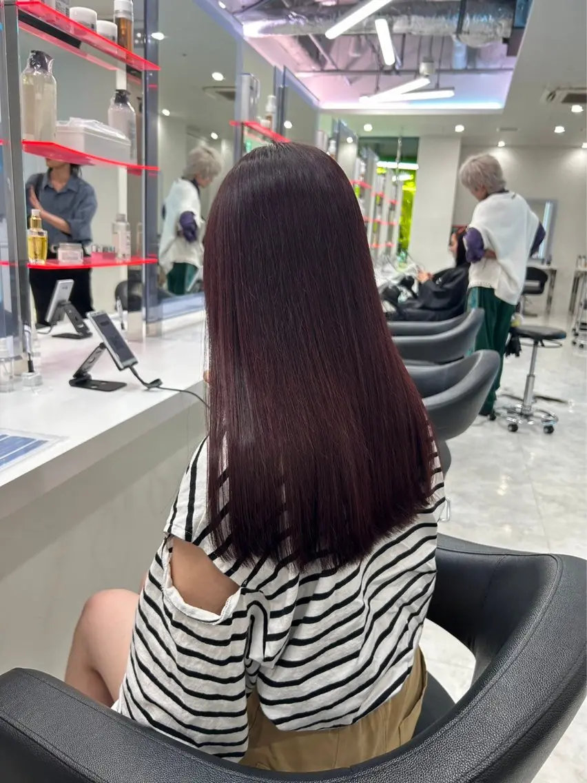 セミロング カラー 大人っぽ♡上品な暖色 TAKAKIのヘアスタイル