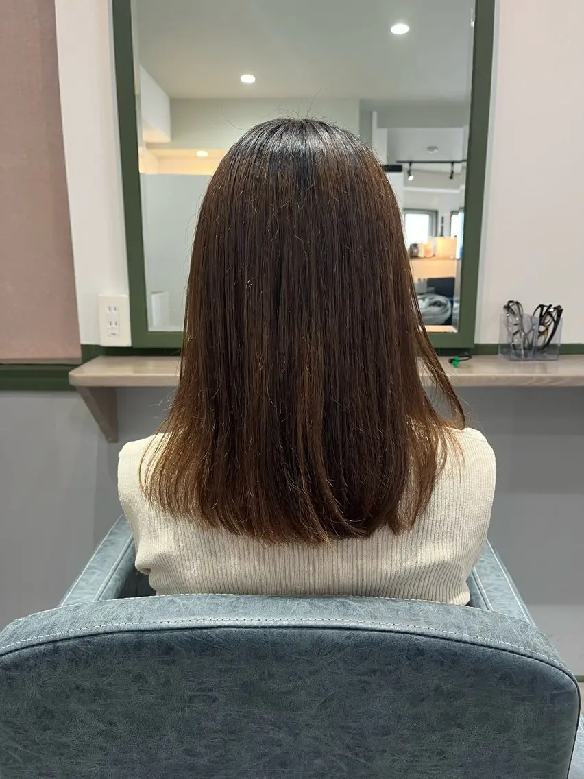 セミロング 宇良 祥子のヘアスタイル