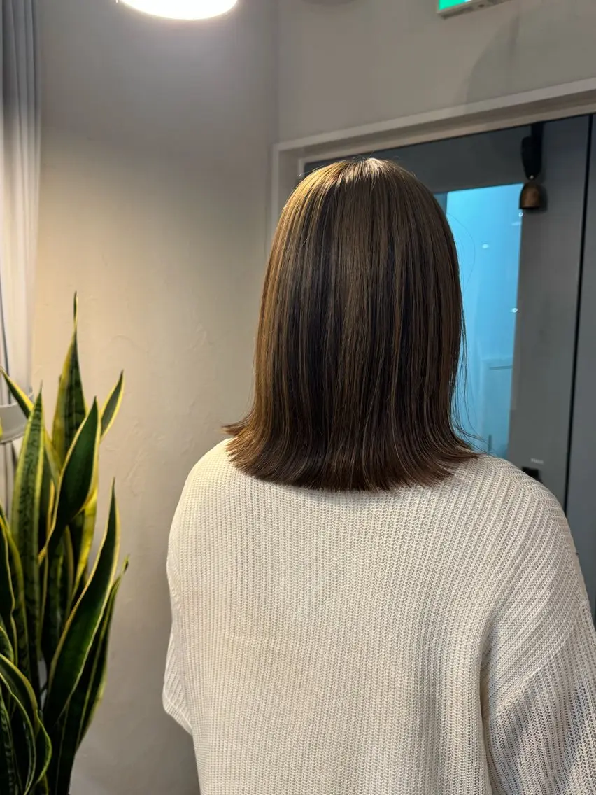ミディアム 檜木 奈央のヘアスタイル