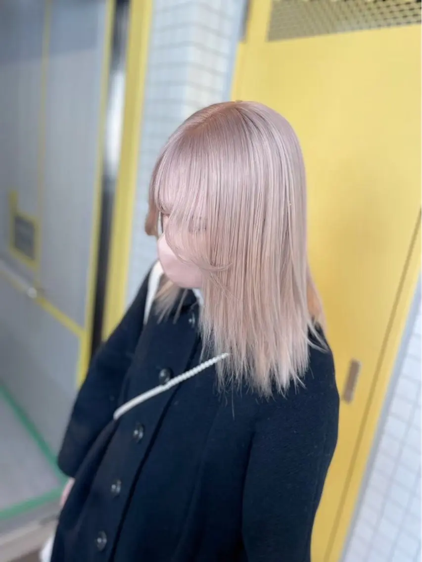カラー ギャル/ハイトーン 特化/ルイヤのヘアスタイル