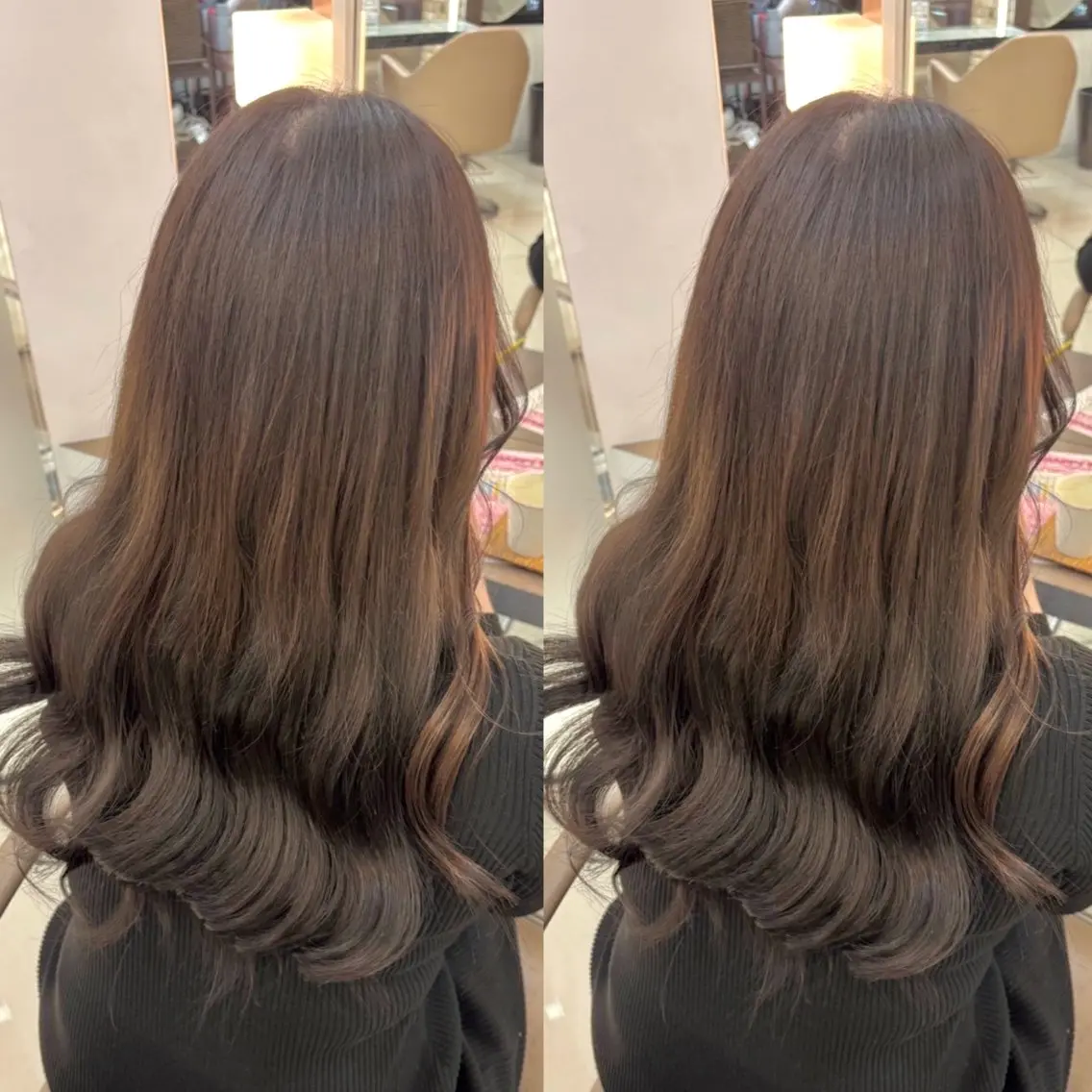 カラー ヘアカラー ヘアメ🎀ハイトーン 🩵エクステ🪄しほのヘアスタイル