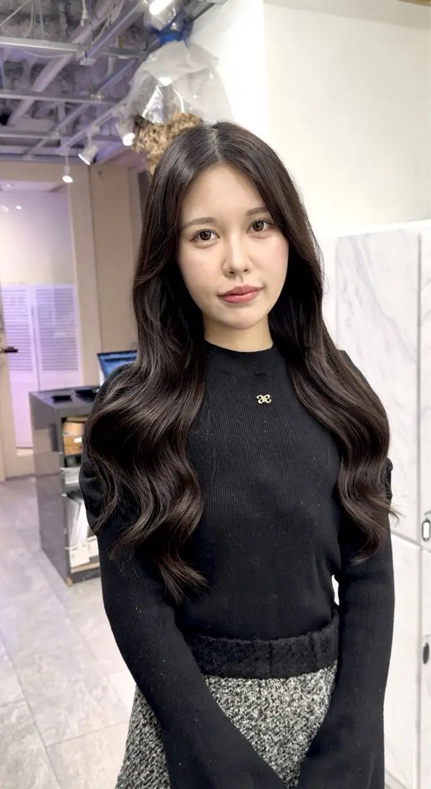 ロング ヘアカラー エクステ とも🏆プルエクステ /髪質改善🏆渋谷のヘアスタイル