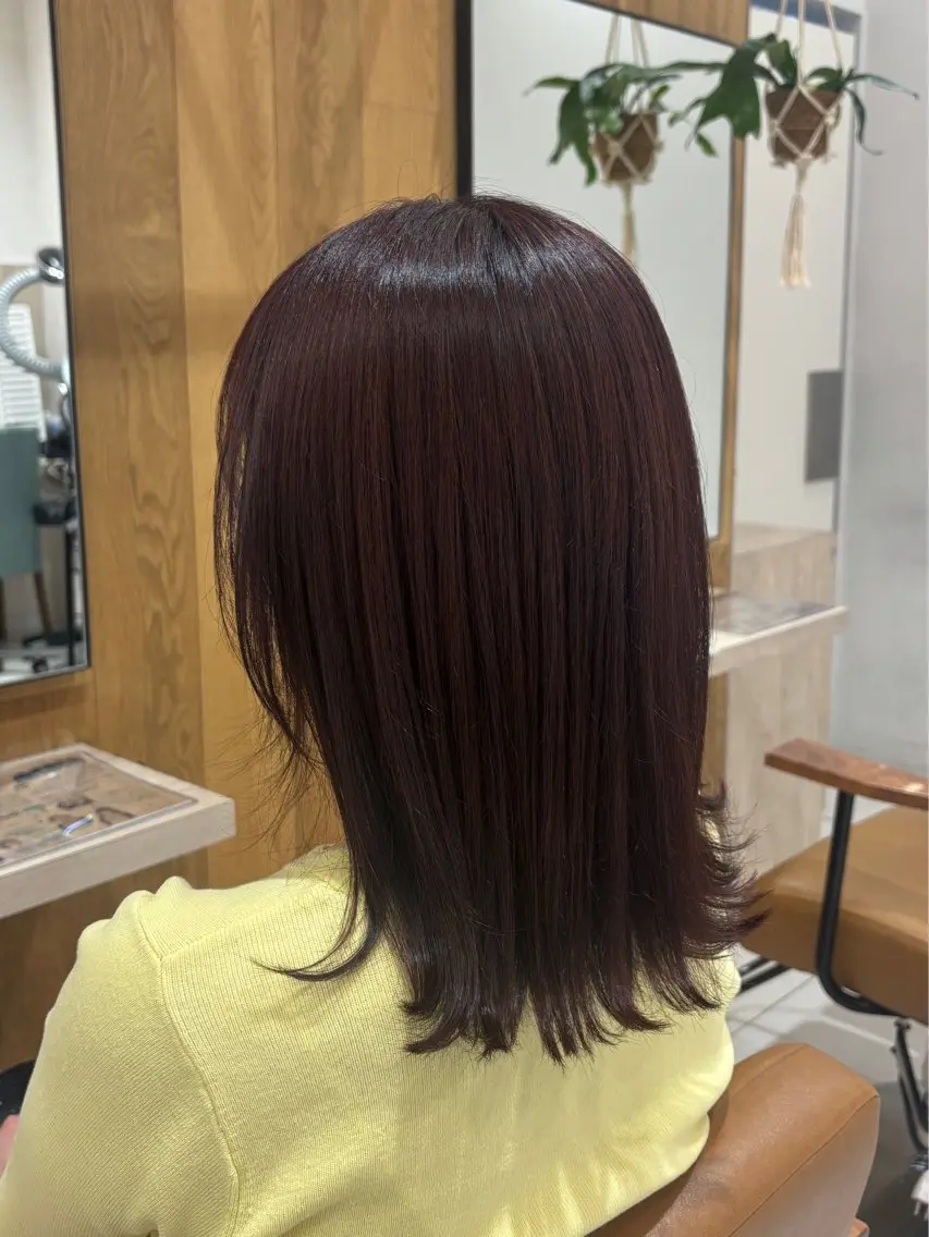 カラー ブラウンカラー ヘアカラー トリートメント ⭐️うる艶カラー 募集　まゆ⭐️のヘアスタイル