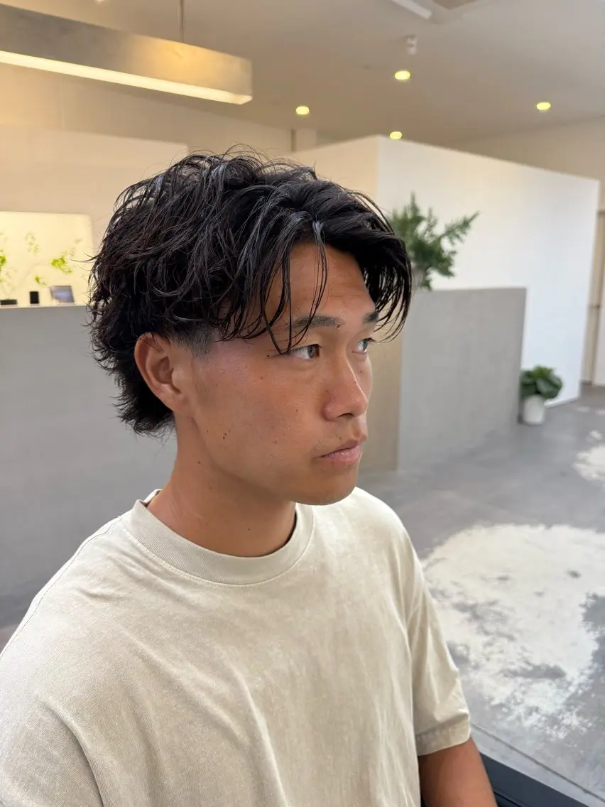 ショート ボブ 韓国風ヘア ショートヘア ウルフカット 古賀 雄大のヘアスタイル