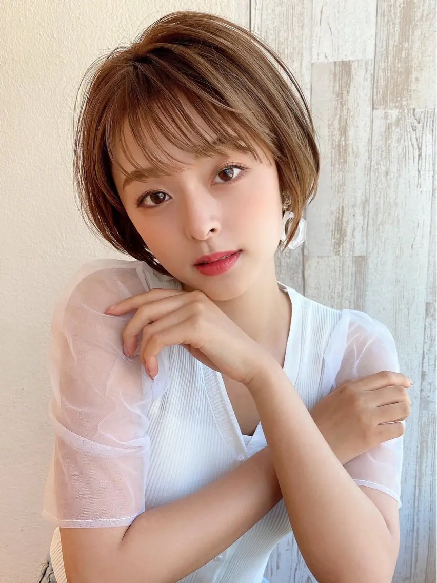ショート 似合わせカット⌇ヘア セット⌇A i‎🤍のヘアスタイル